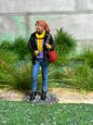 Oo Gauge 1/76 Scale Female  Railway Figure With Hand Bag